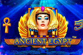 Ancient Egypt Classic — hieroglify i faraon na bębnach ze spiraling respins